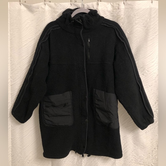 Free people movement black glacier fleece jacket size small - Picture 2 of 16